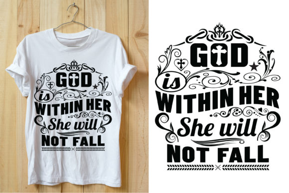 Bible Verse Motivational Tshirt Design Graphics & Print Templates