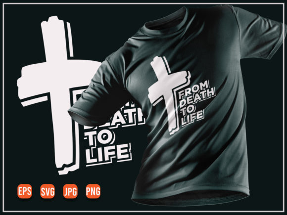 From Death to Life: Christian Graphics & Print Templates
