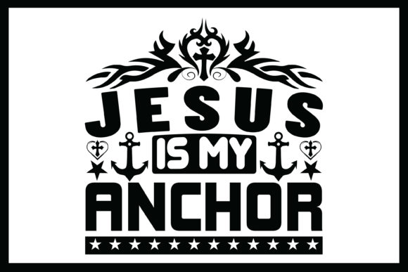 Jesus Black Vector Bible Quotes Tshirt Graphics & Print Templates