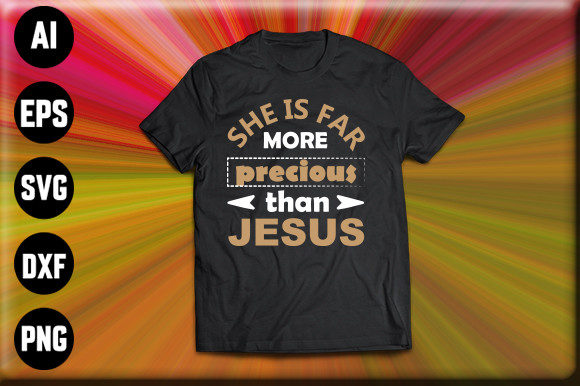 Printable Christian T-shirt Design: Graphics & Print Templates
